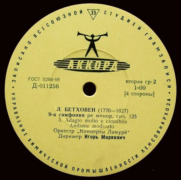 Л. БЕТХОВЕН (1770–1827): 9-я симфония ре минор, соч. 125 / 6-я соната для скрипки и фортепиано, соч. 30 №1