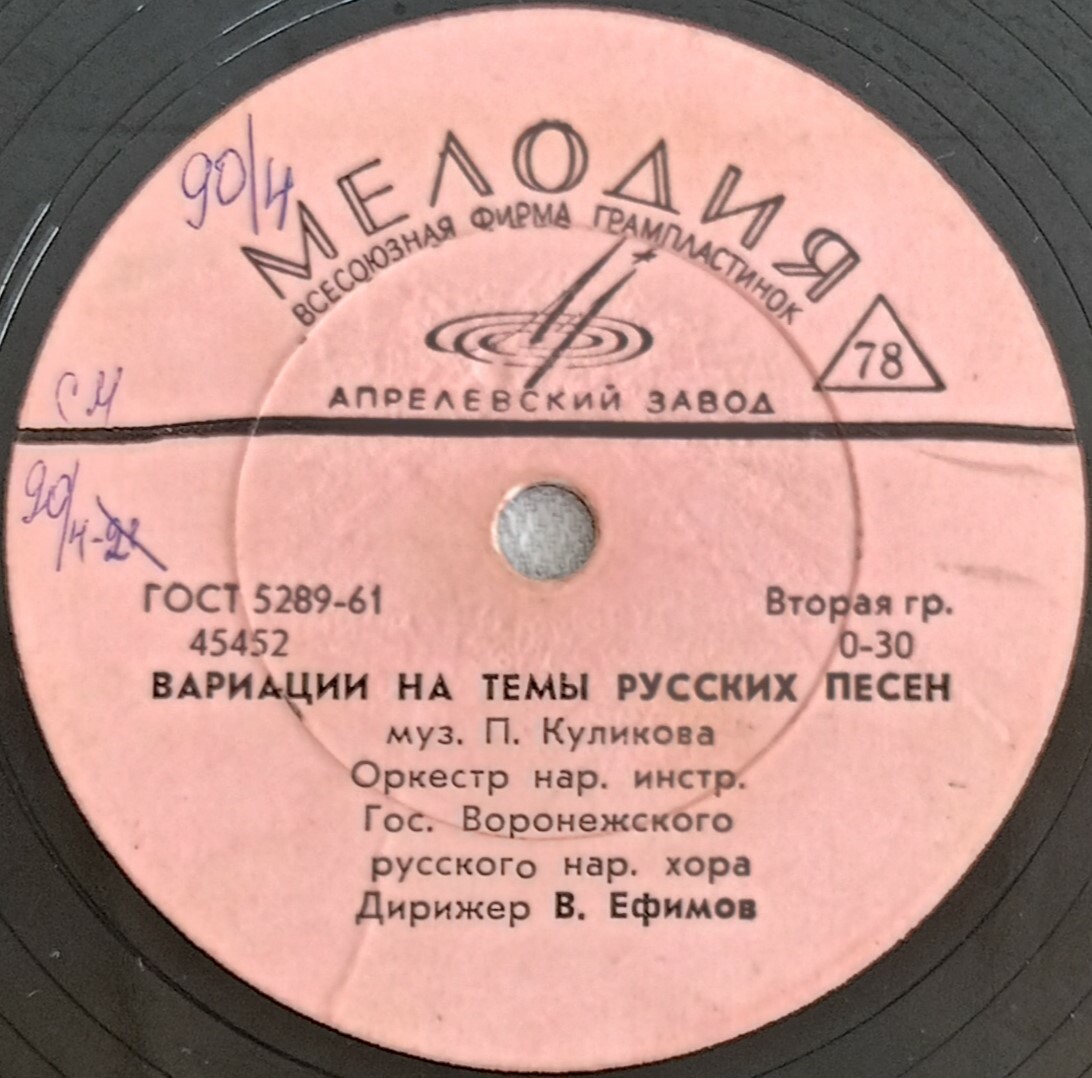 Гос. Воронежский русский нар. хор - Как по реченьке плыла лодочка / Вариации на темы русских песен
