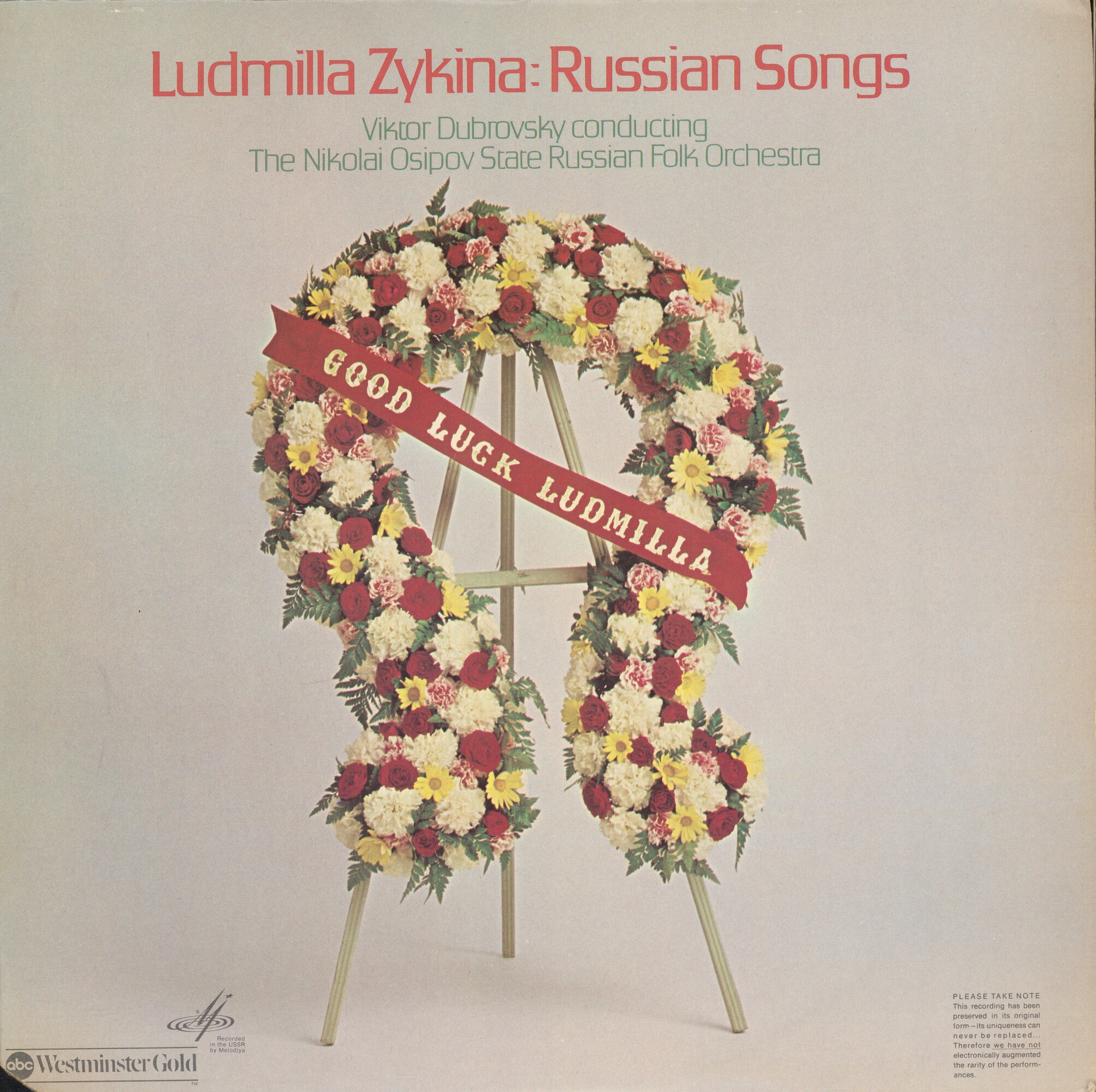 Ludmilla Zykina. Russian Songs