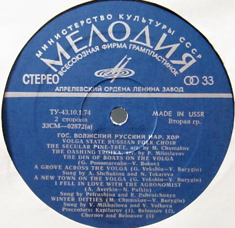 Государственный Волжский русский народный хор