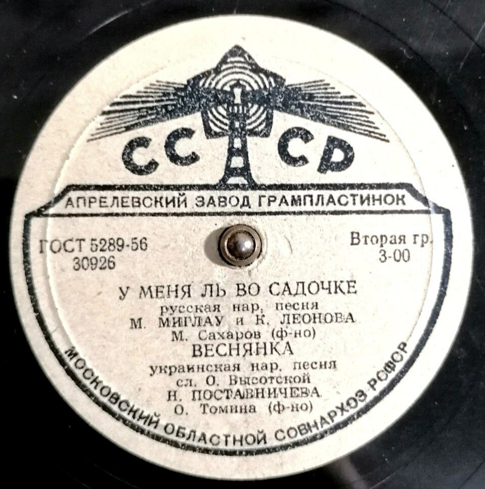 У меня ль во садочке / Веснянка / Зимний праздник