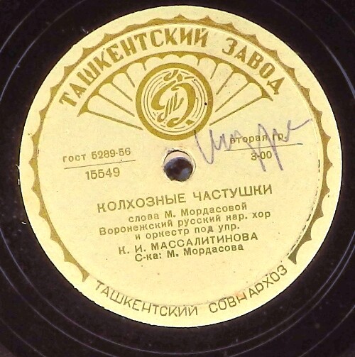 Воронежский русский нар. хор и орк. п/у К. И. Массалитинова