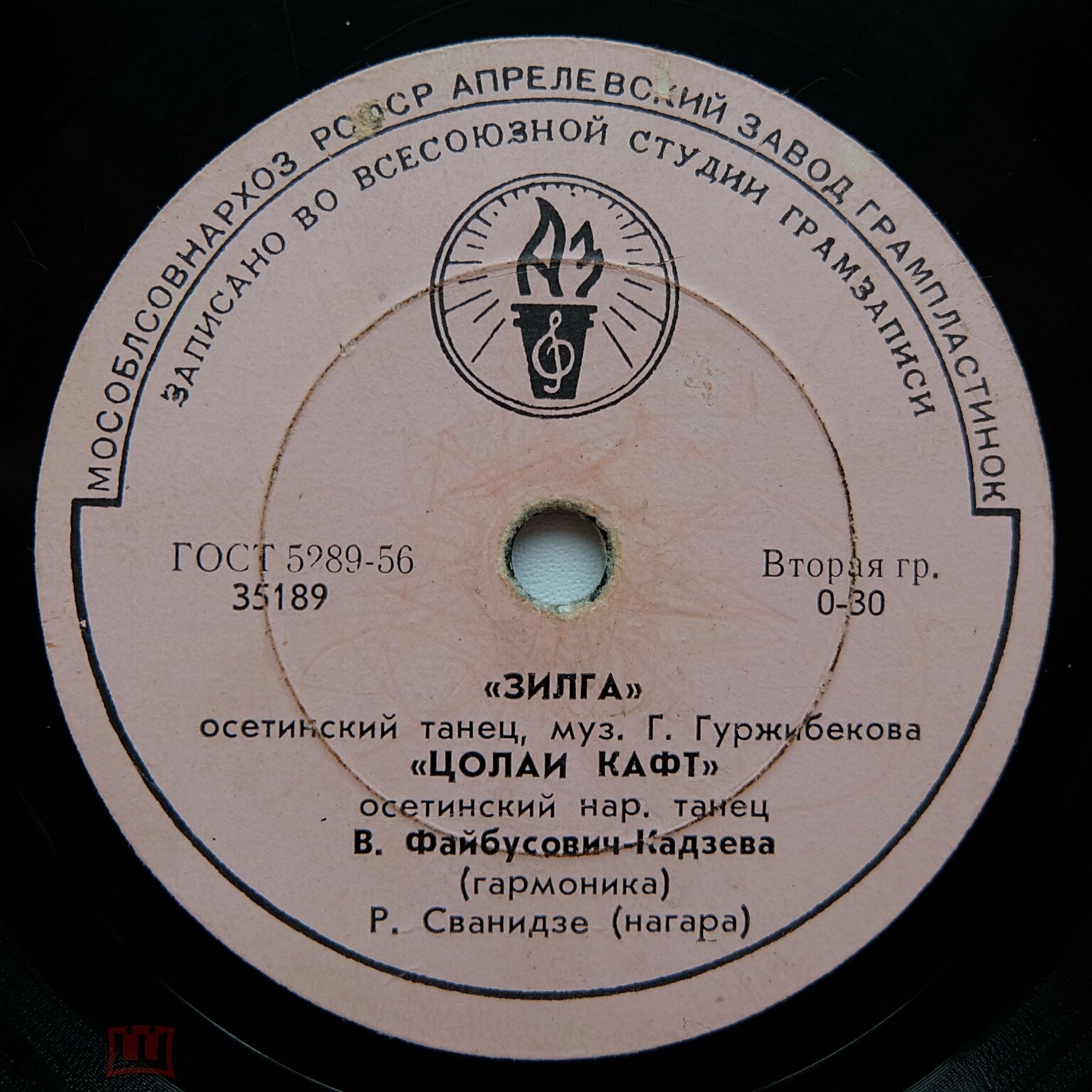 В. ФАЙБУСОВИЧ-КАДЗАЕВА (гармоника), Р. Сванидзе (нагара)