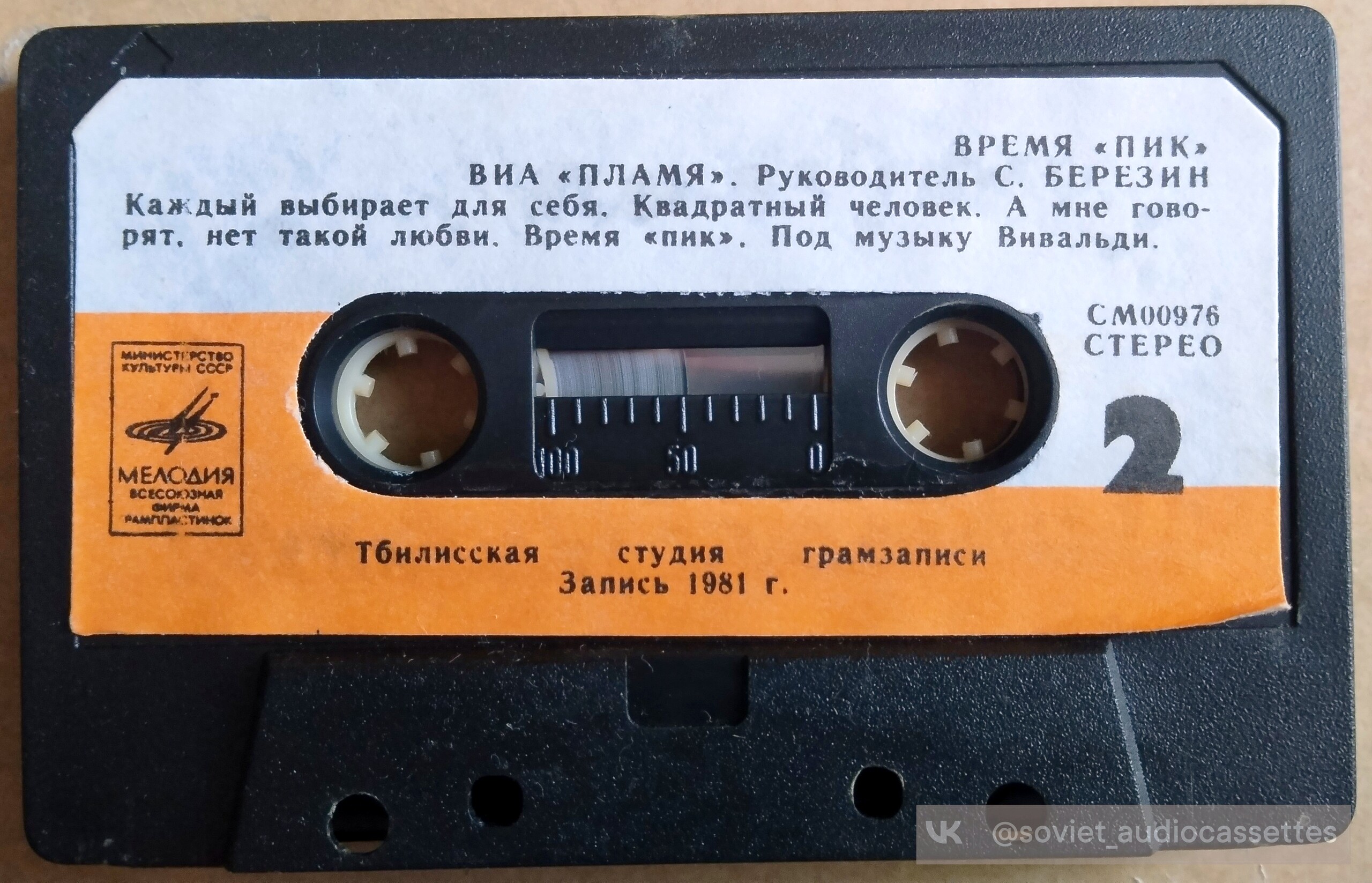 ВИА "Пламя".  Время "Пик". Руководитель С. Березин