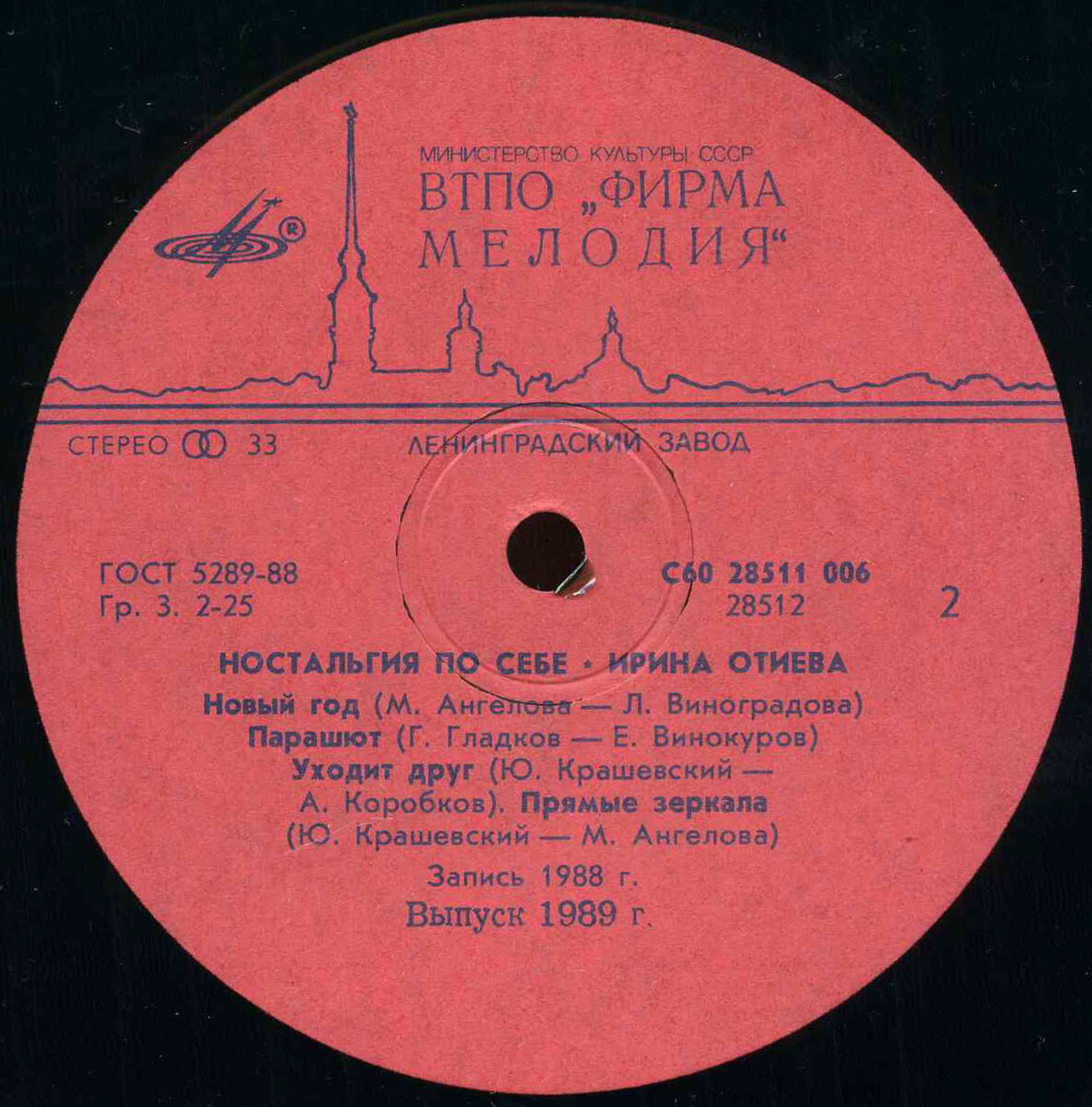 Ирина ОТИЕВА. «Ностальгия по себе»