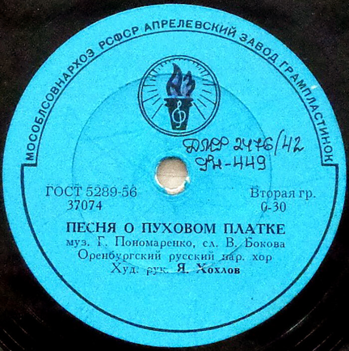 Оренбургский хор - Песня о пуховом платке / Гармонь-тальяночка