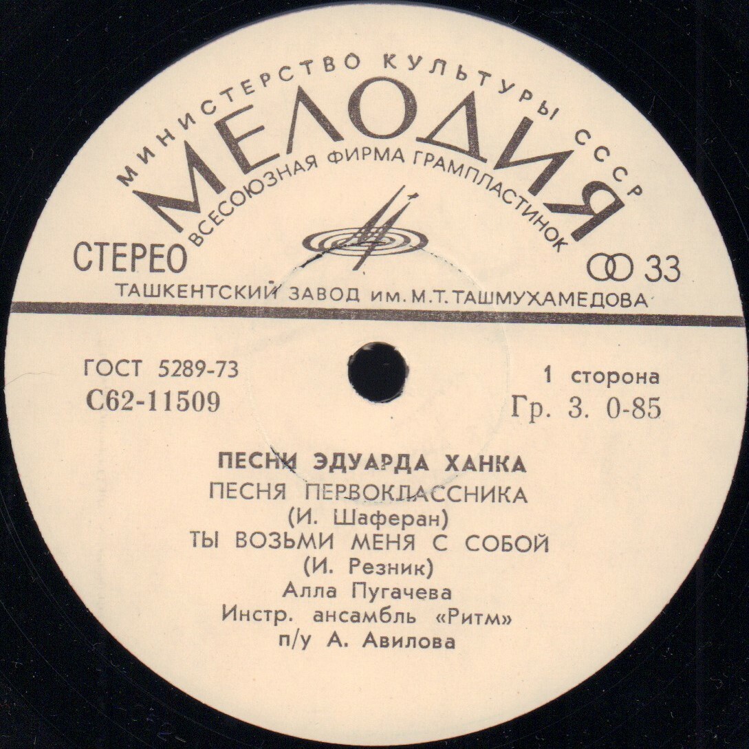 Песни Эдуарда Ханка