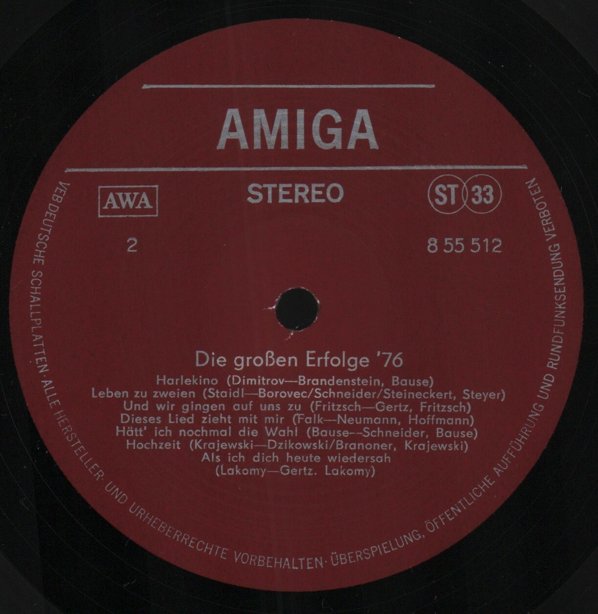 Die grossen Erfolge'76