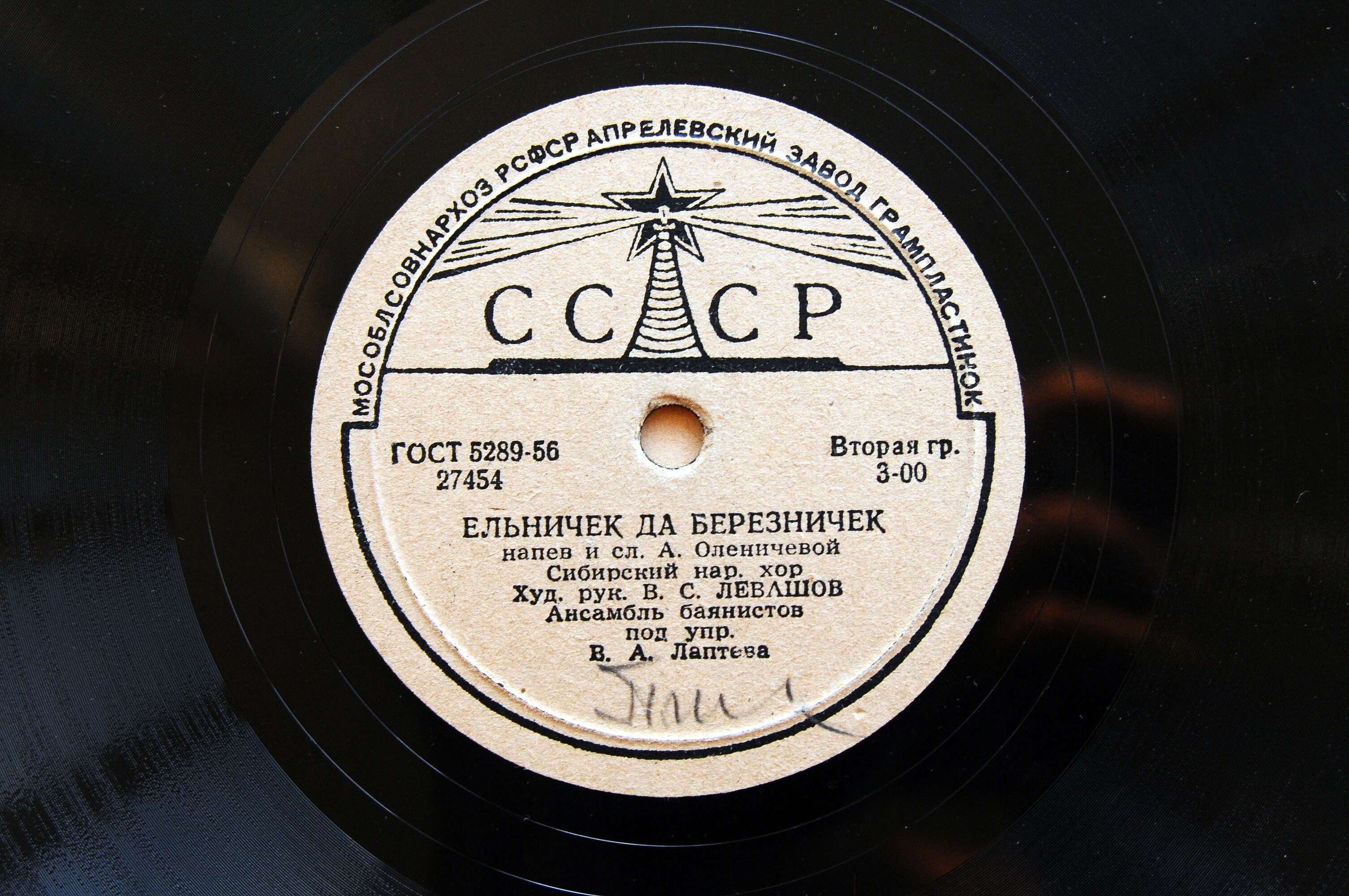 Сибирский нар. хор - Ельничек да березничек / Ёлочки-метёлочки