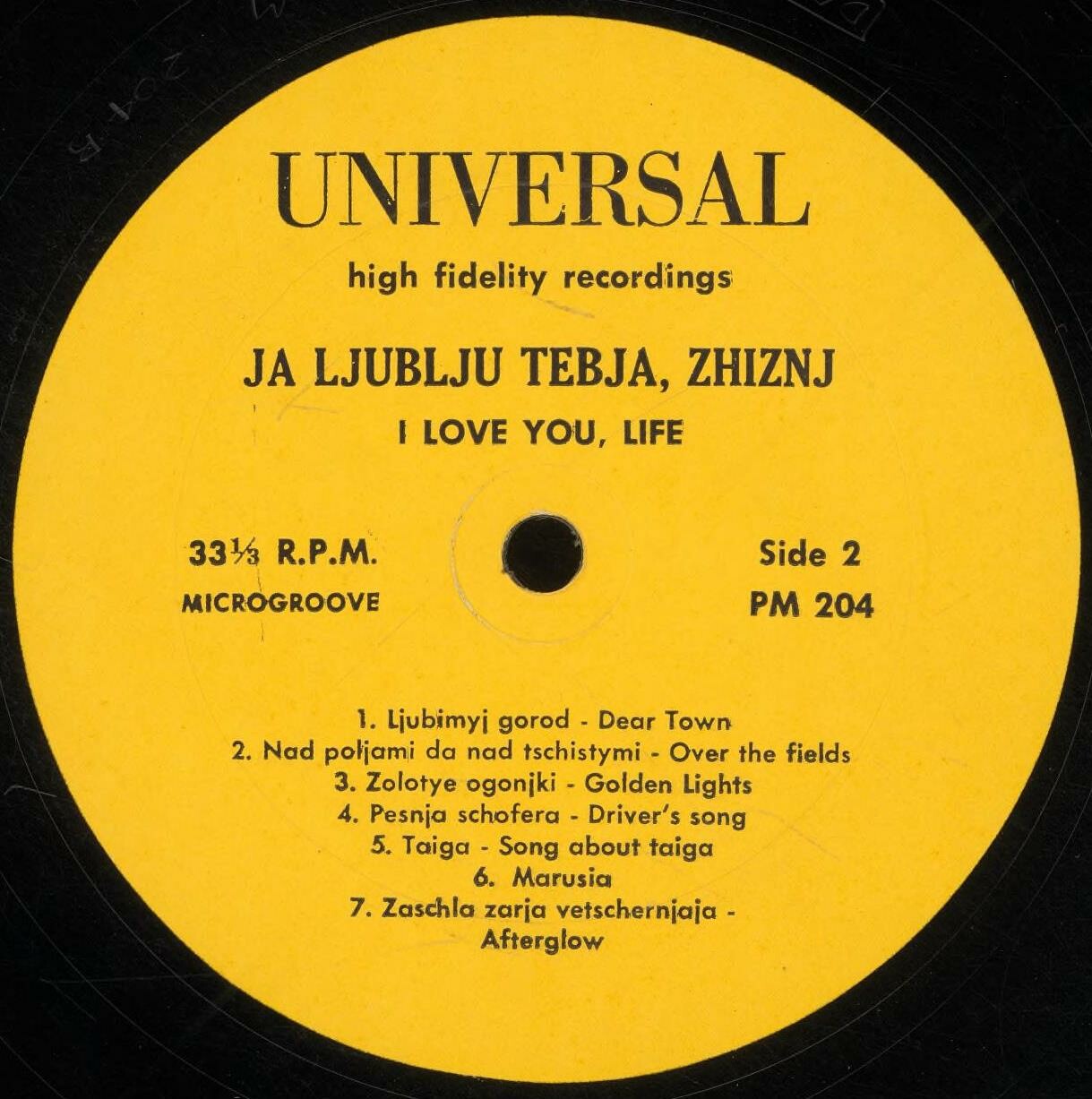 Я люблю тебя, жизнь / I Love You, Life