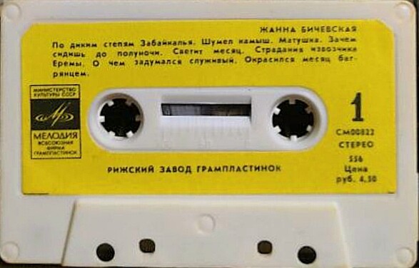 Жанна БИЧЕВСКАЯ