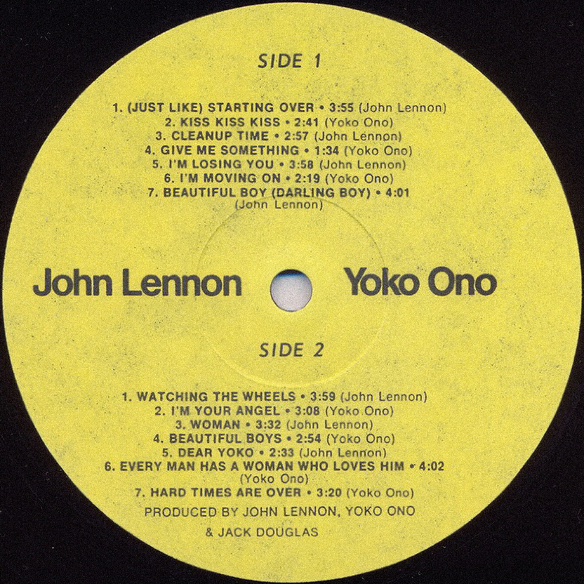 John Lennon & Yoko Ono ‎– Double Fantasy