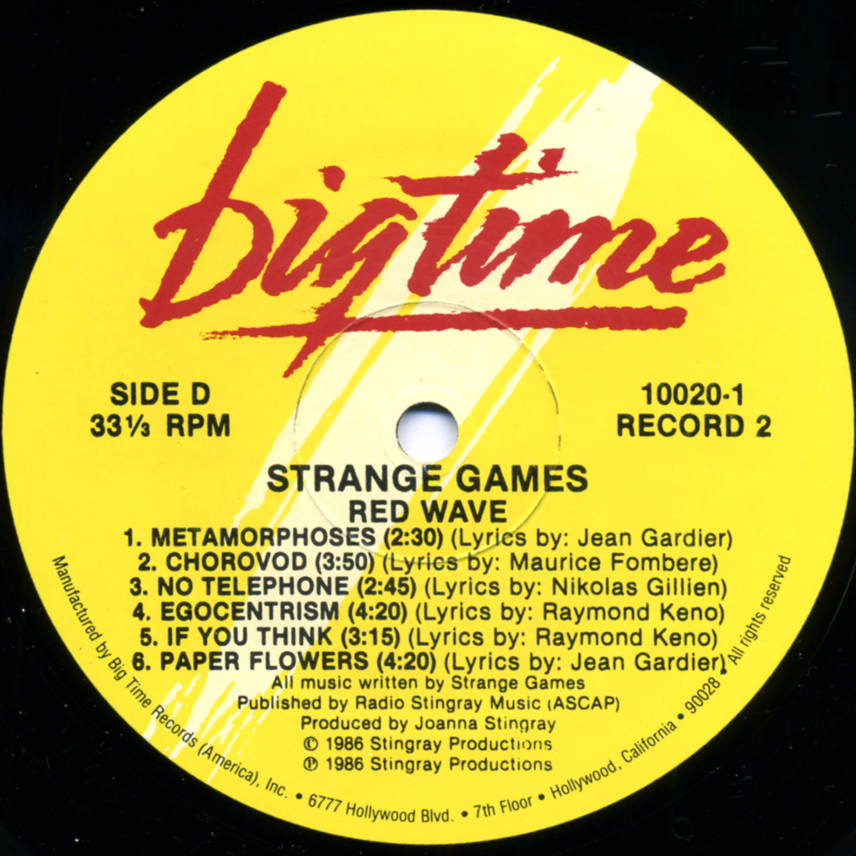 Red Wave. 4 Underground Bands from the USSR (2 LP)