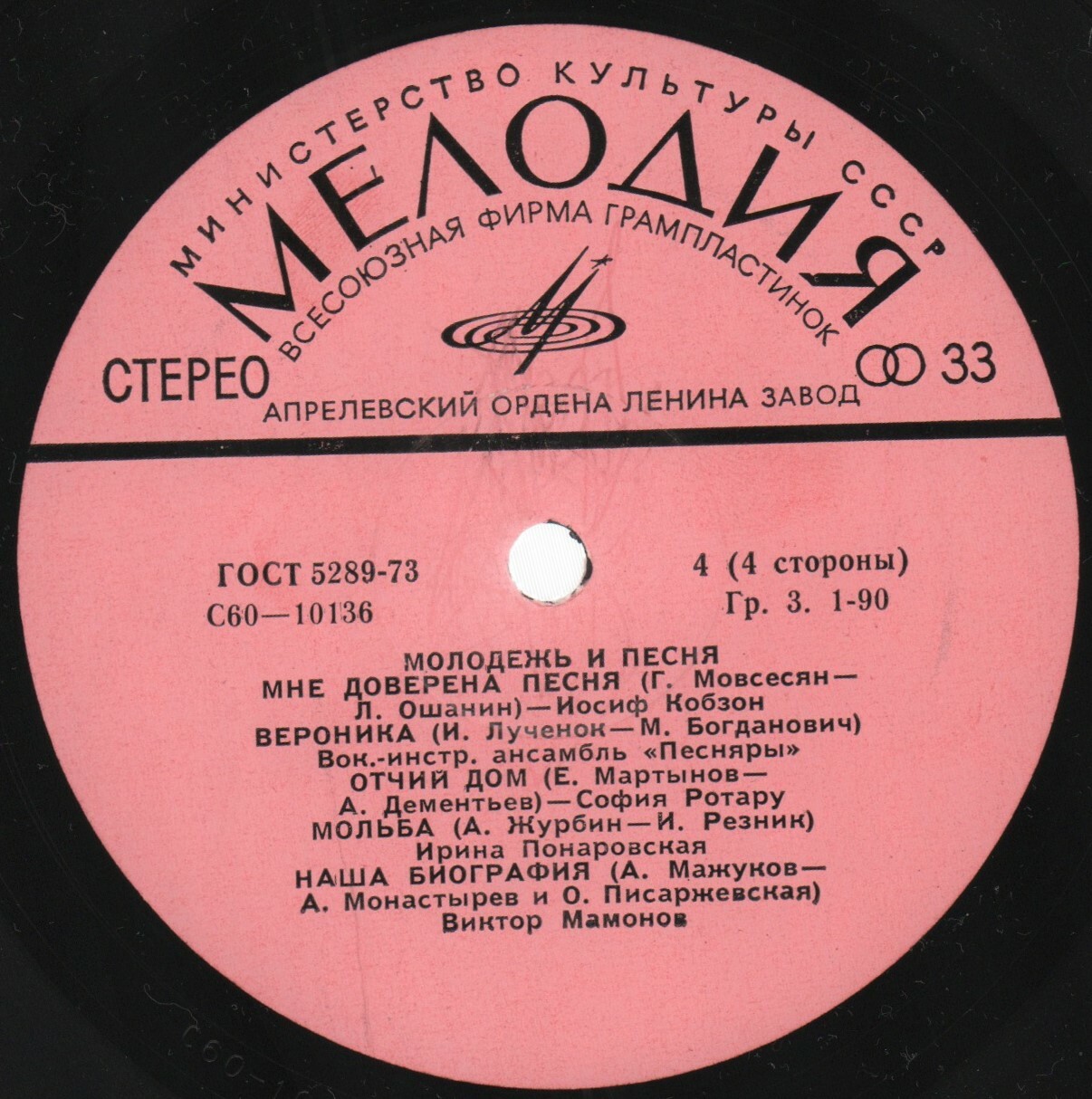 Молодежь и песня