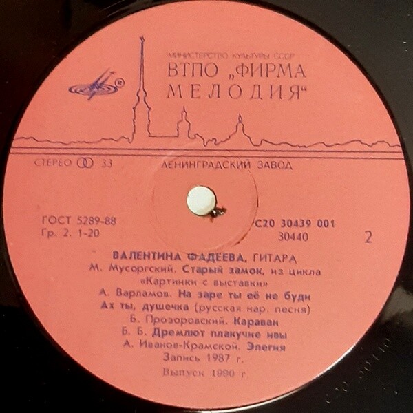 Валентина ФАДЕЕВА (гитара)