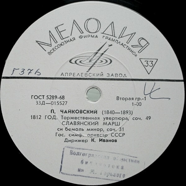П. Чайковский (1840–1893). Торжественная увертюра «1812 год»; Славянский марш; Кантата «Москва»