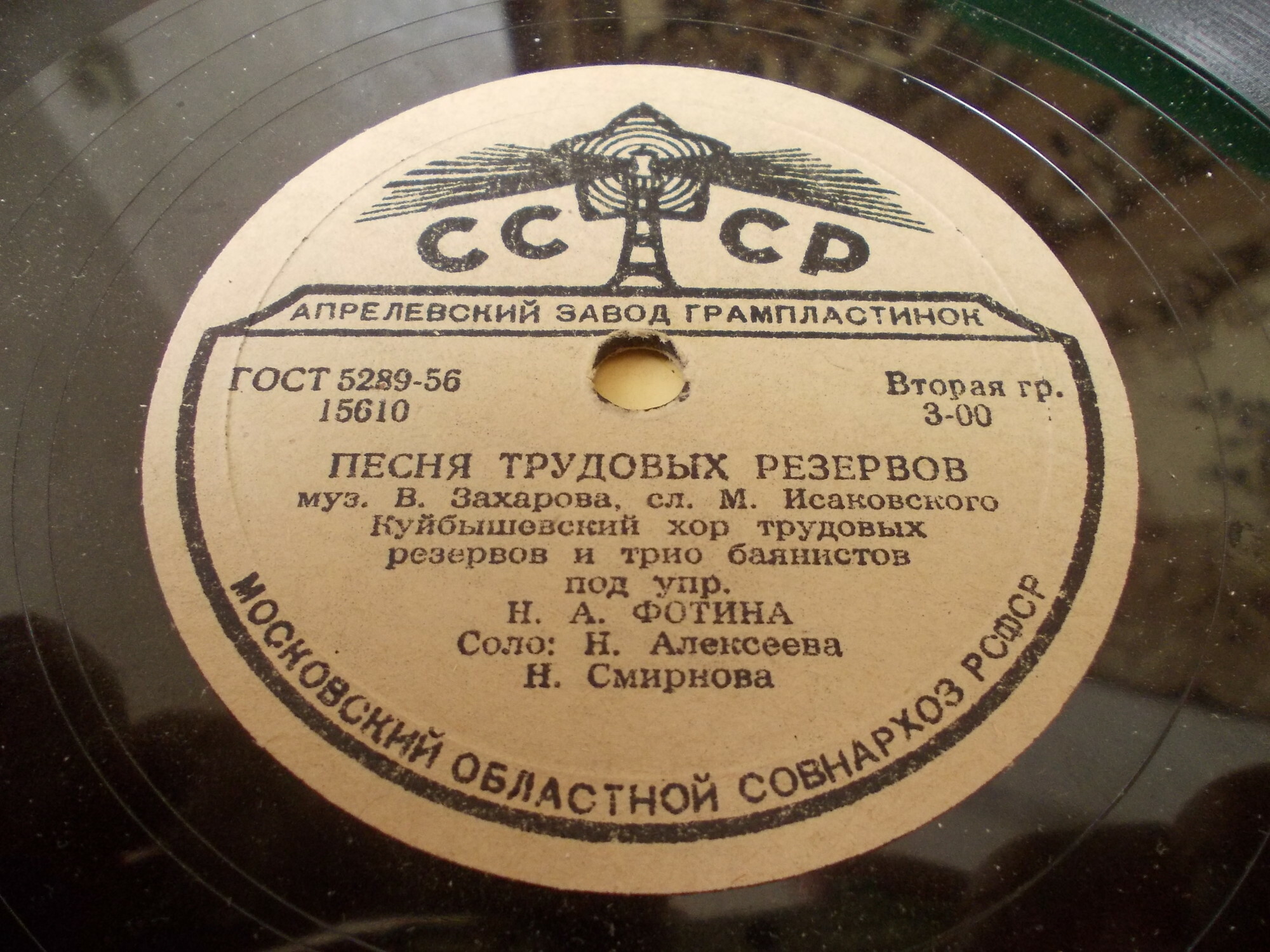 Песня трудовых резервов / Гимн демократической молодежи