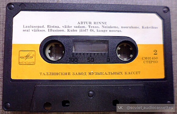 Поет Артур Ринне