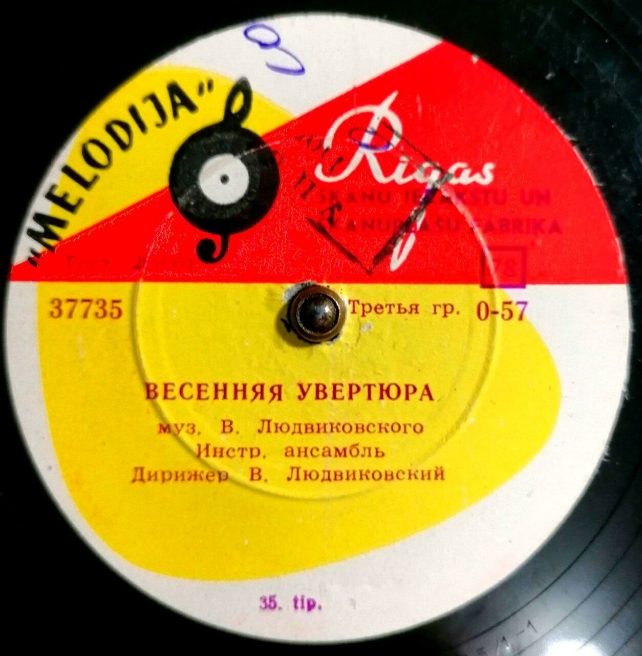 Инструментальный ансамбль п/у В. Людвиковского