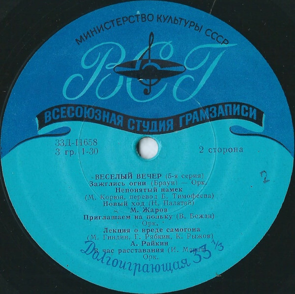 Весёлый вечер (шуточные сценки, интермедии) — Пятая серия