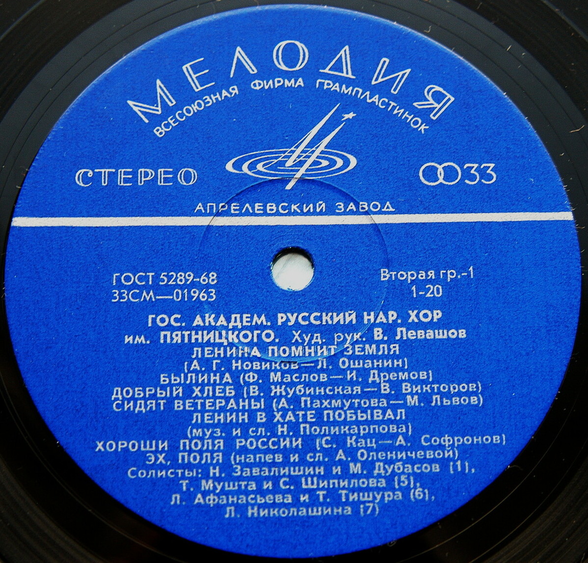 ГОСУДАРСТВЕННЫЙ АКАДЕМИЧЕСКИЙ РУССКИЙ НАРОДНЫЙ ХОР имени ПЯТНИЦКОГО