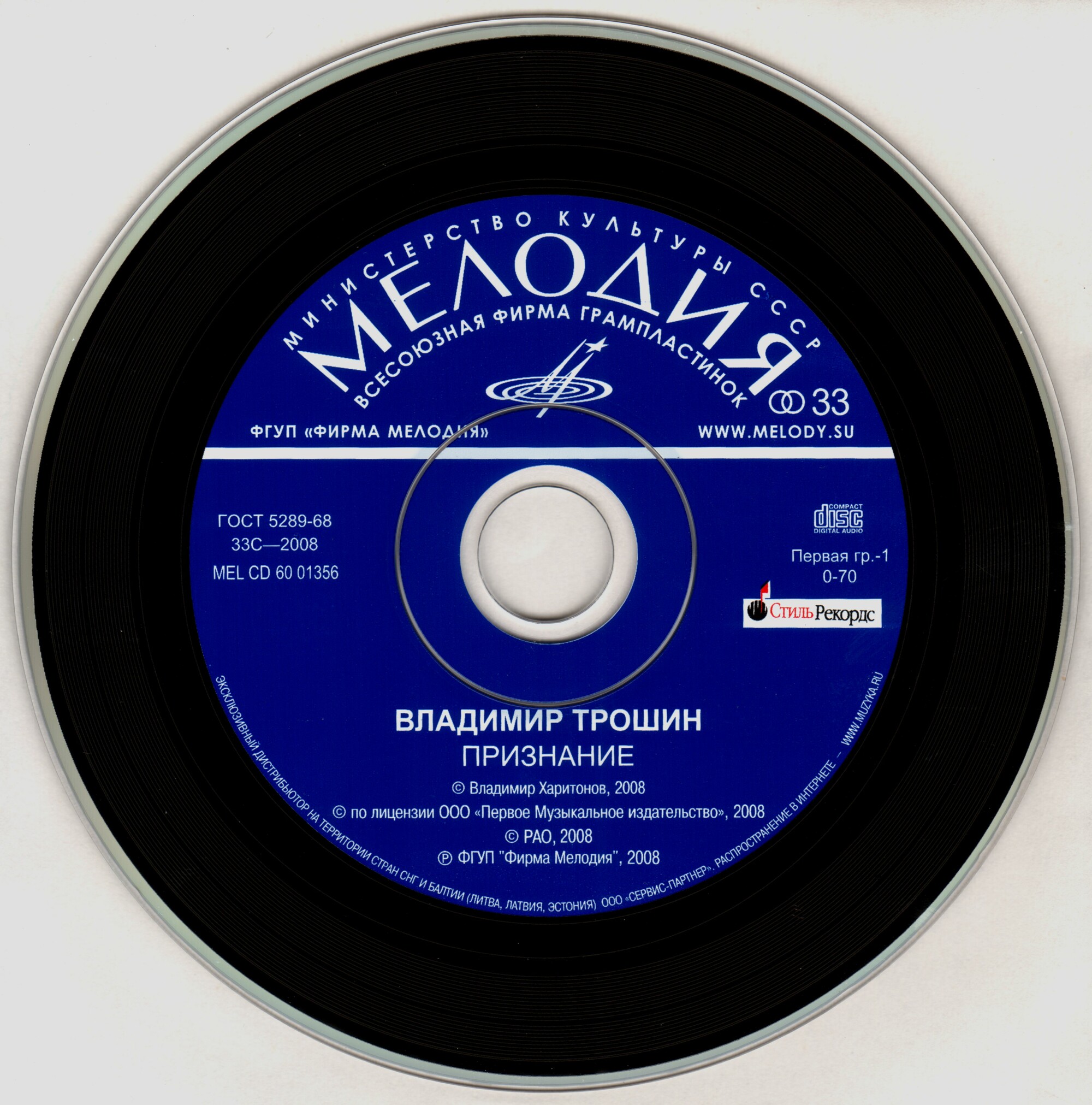 Владимир Трошин. Признание