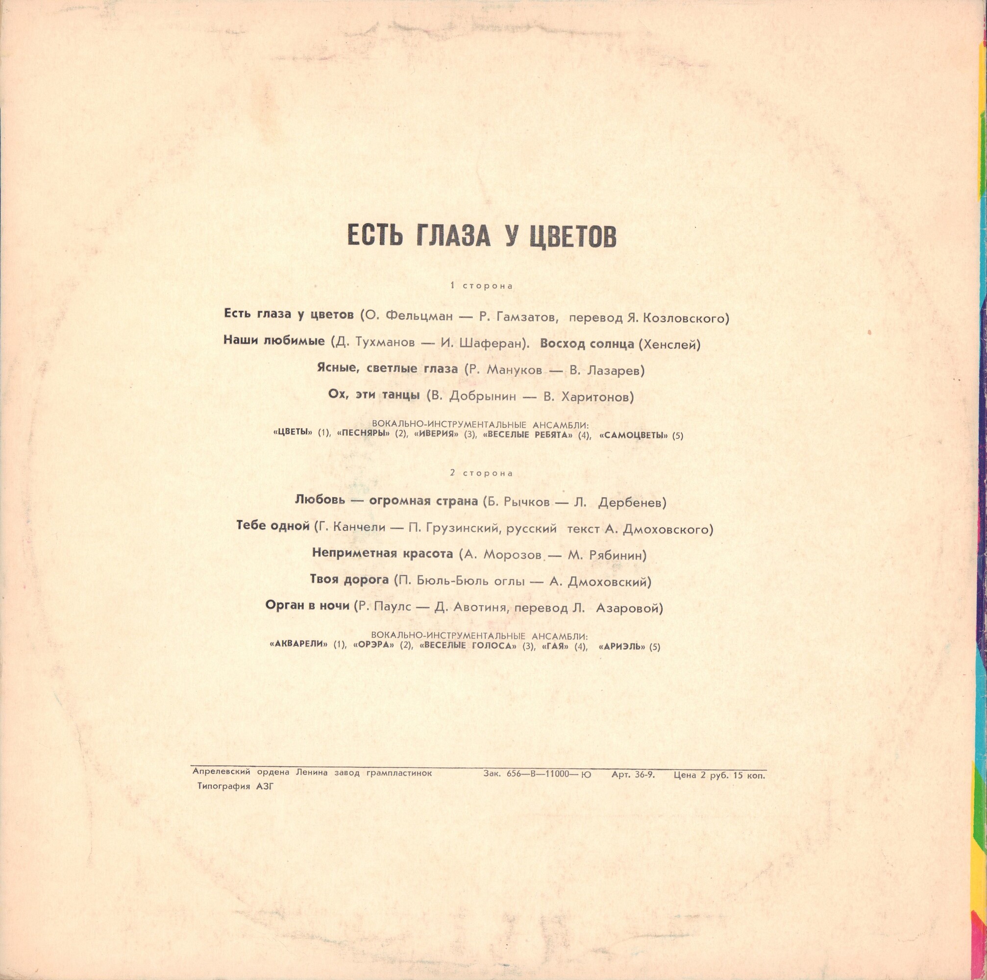 Есть глаза у цветов