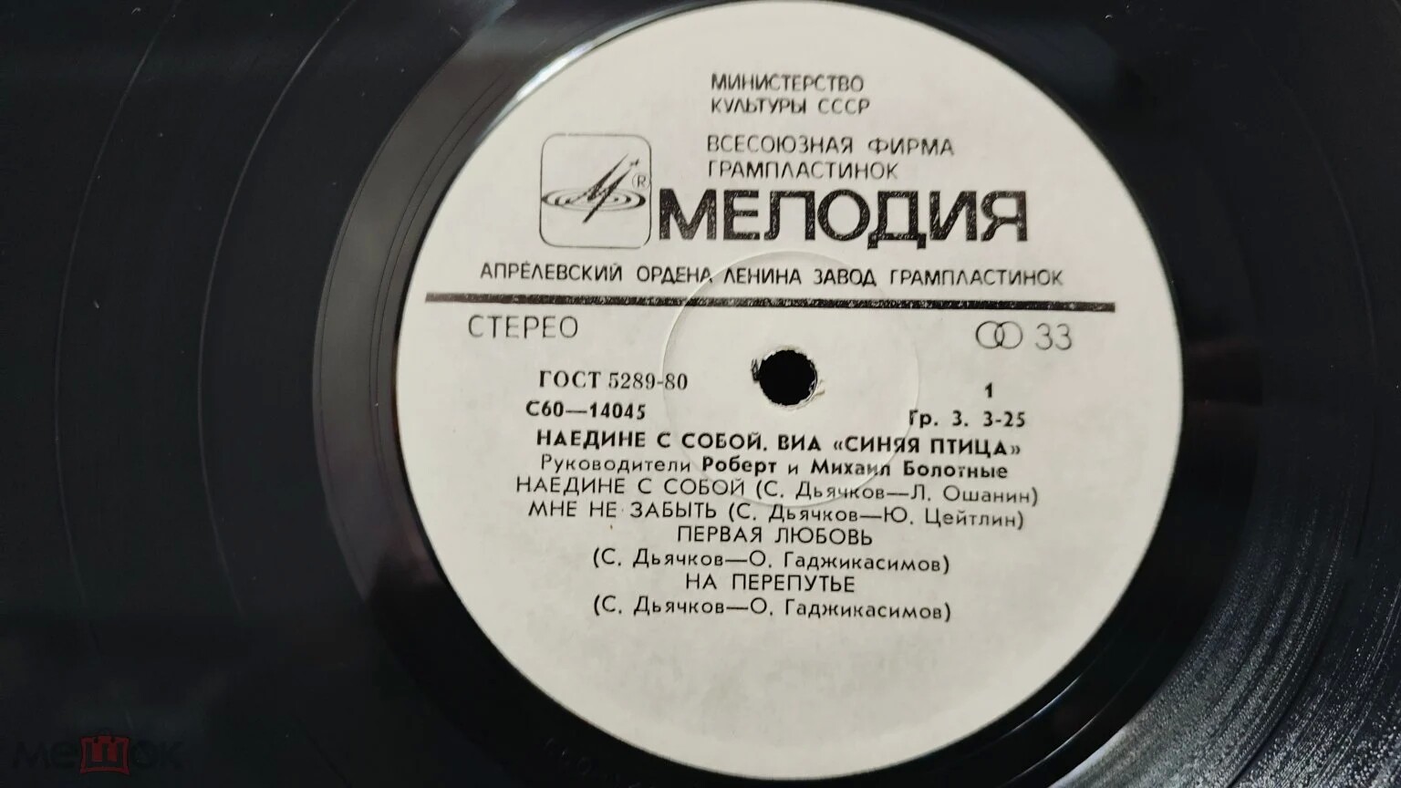 ВИА «Синяя птица», руководители Роберт и Михаил БОЛОТНЫЕ. «Наедине с собой»