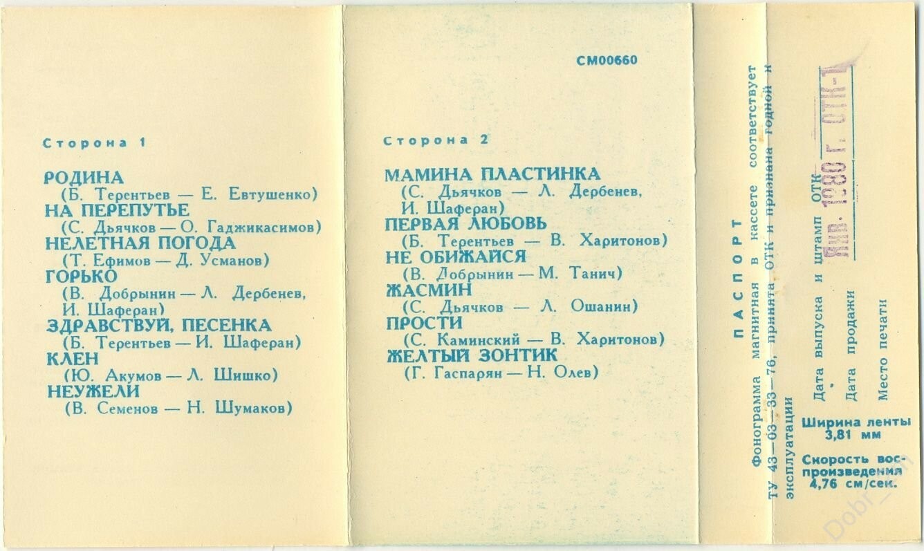 Вокально-инструментальный ансамбль "Синяя птица"
