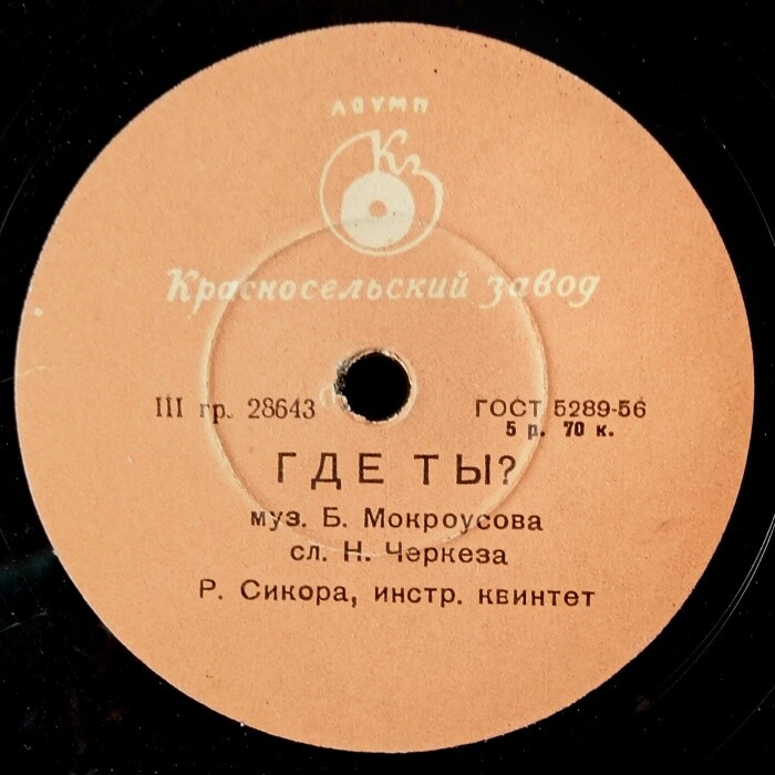 Ружена Сикора – Знакомые / Где ты