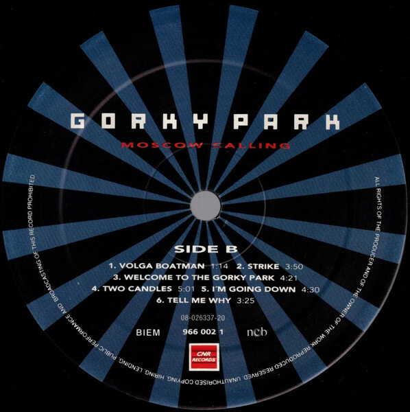 GORKY PARK. «Moscow Calling»