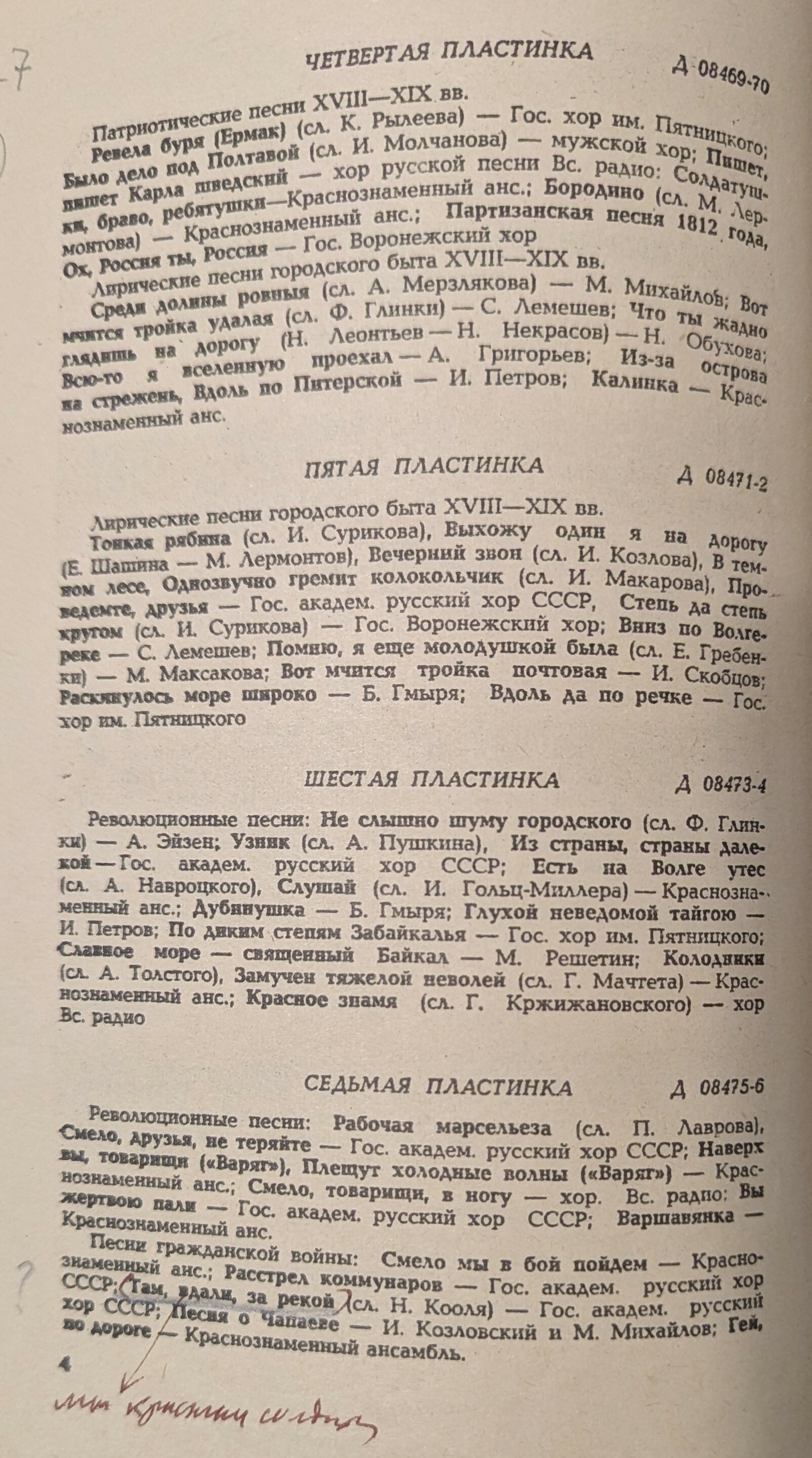 Избранные русские песни
