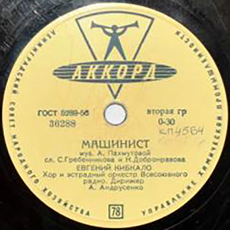 Ирина Бржевская — Геологи // Евгений Кибкало — Машинист