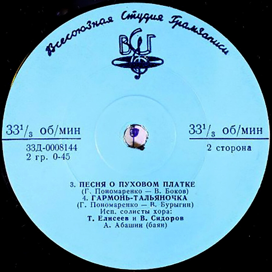 Оренбургский русский народный хор. Худ. рук. Я. Хохлов