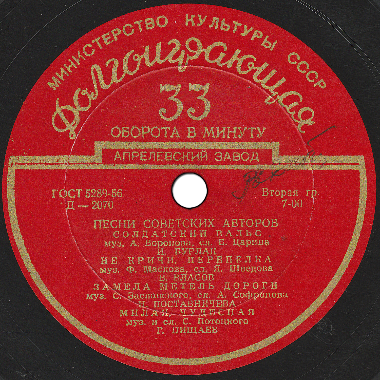 Песни советских авторов