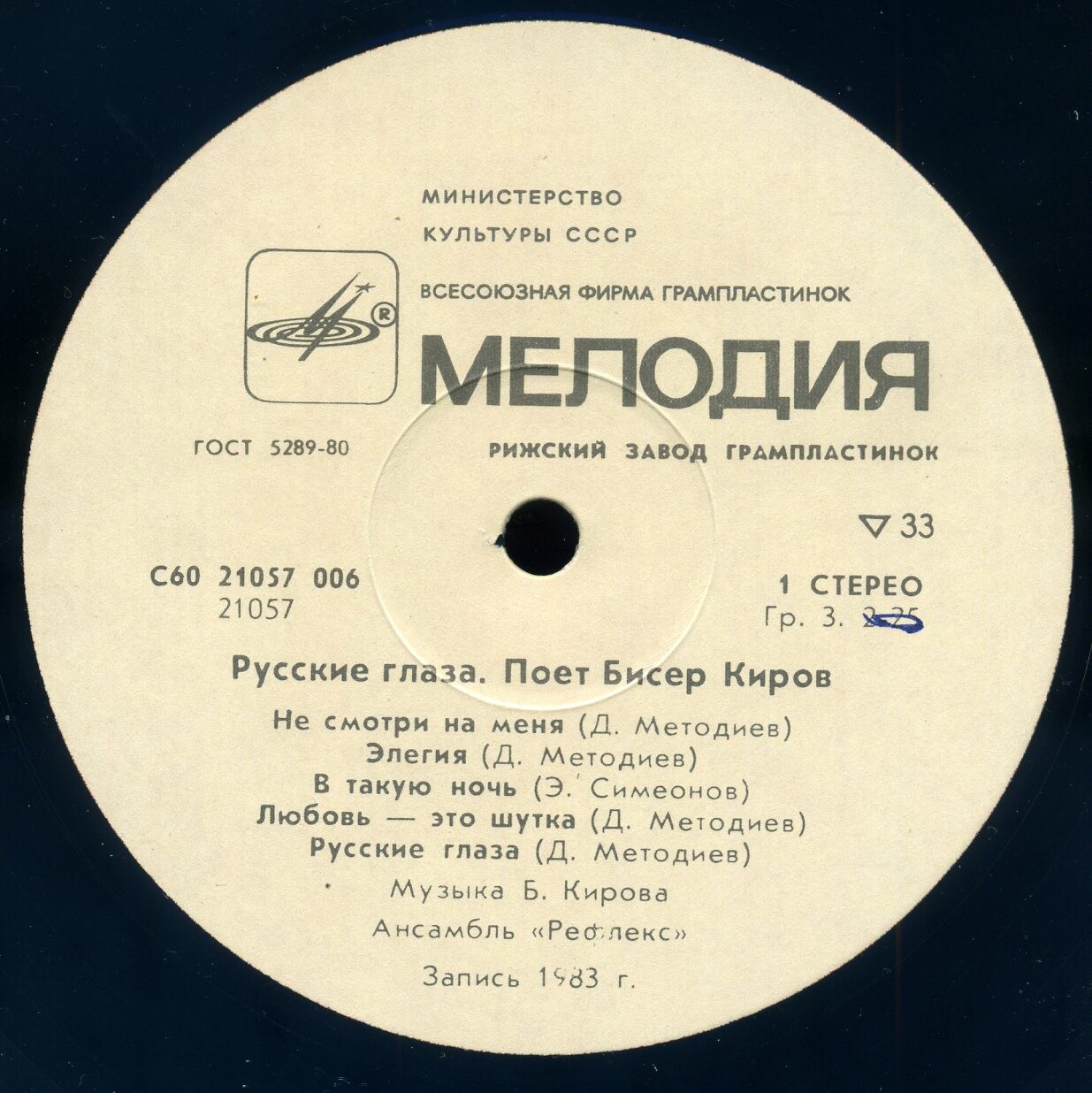 Бисер КИРОВ. «Русские глаза»