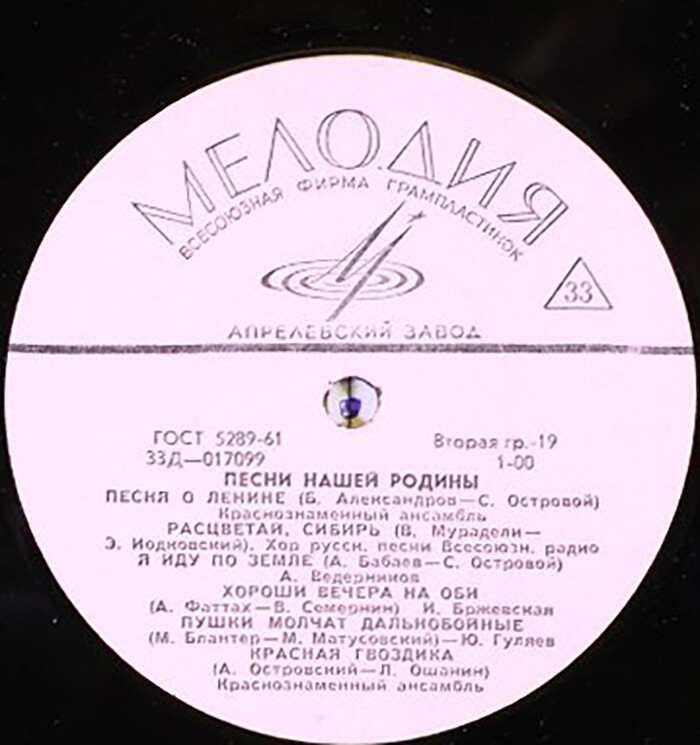 Песни нашей Родины (10)
