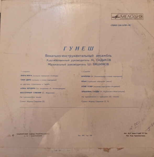 Вокально-инструментальный ансамбль «ГУНЕШ»