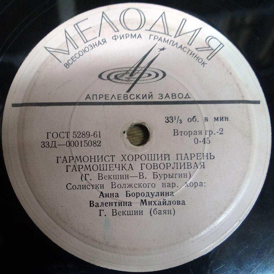 Солисты Волжского народного хора