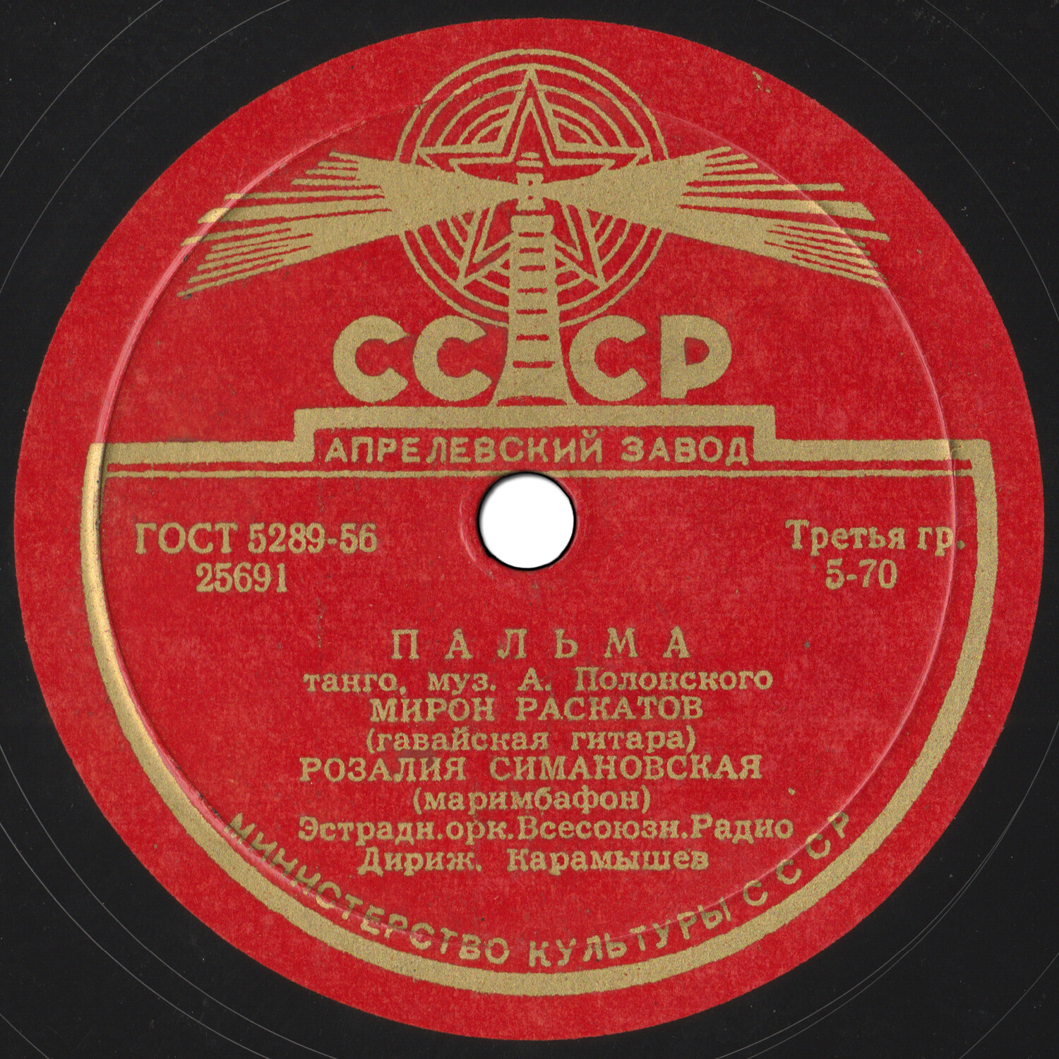Эстрадный оркестр ВР п/у Б. П. Карамышева