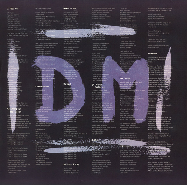 DEPECHE MODE. Songs Of Faith And Devotion
