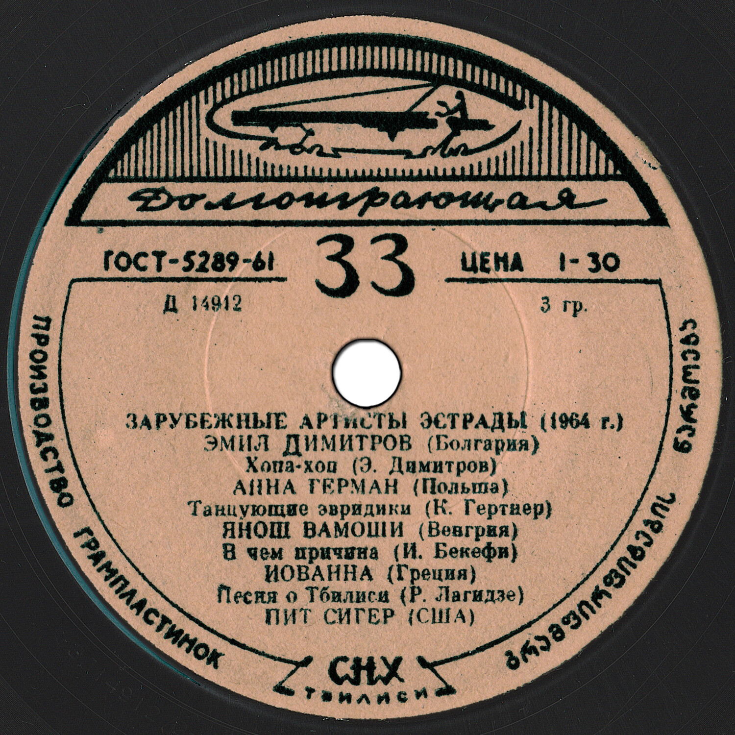 ЗАРУБЕЖНЫЕ АРТИСТЫ ЭСТРАДЫ — ГОСТИ МОСКВЫ (1963–1964 гг.)
