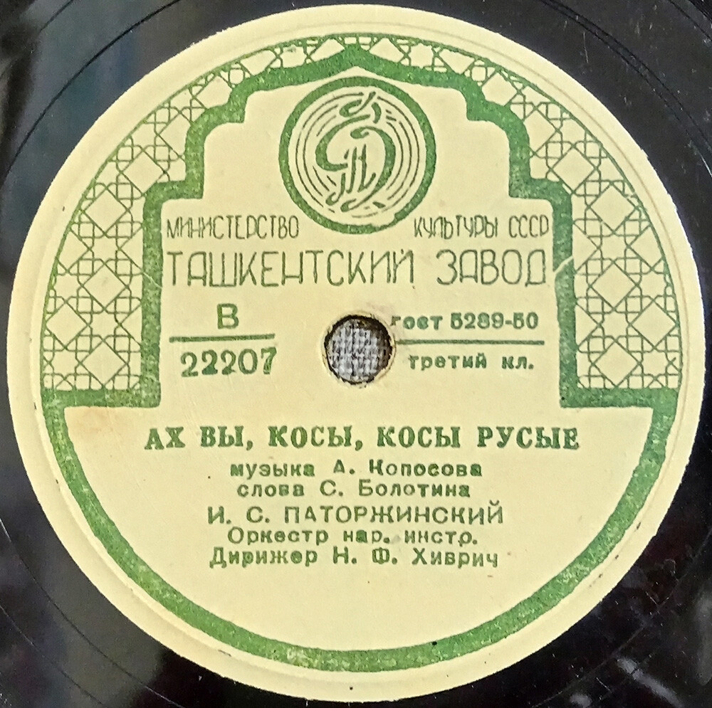 И. Паторжинский — Ах вы, косы, косы русые / Как пойду я на быструю речку