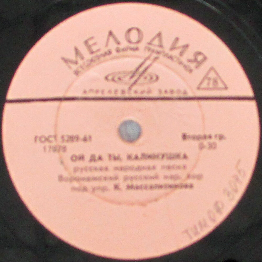 Воронежский народный хор - Ой да ты, калинушка // М. Мордасова - Голосочек мой певучий