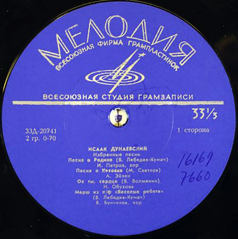 Исаак Дунаевский (1900-1955). Избранные песни