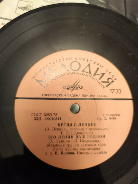 Песни о Ленине