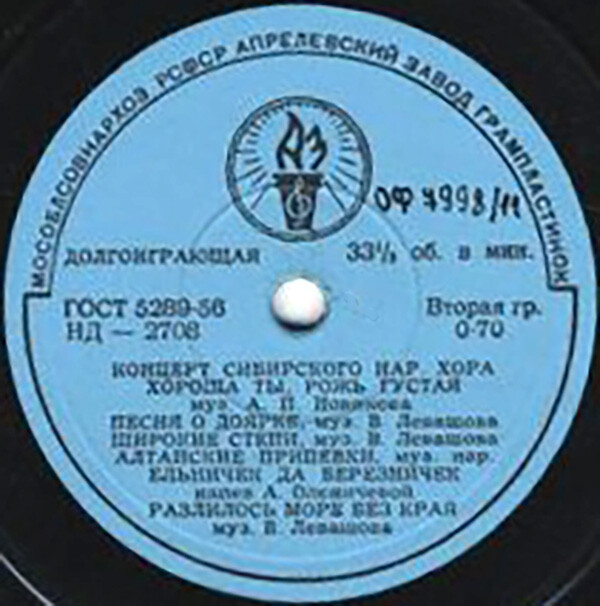 Концерт Сибирского народного хора