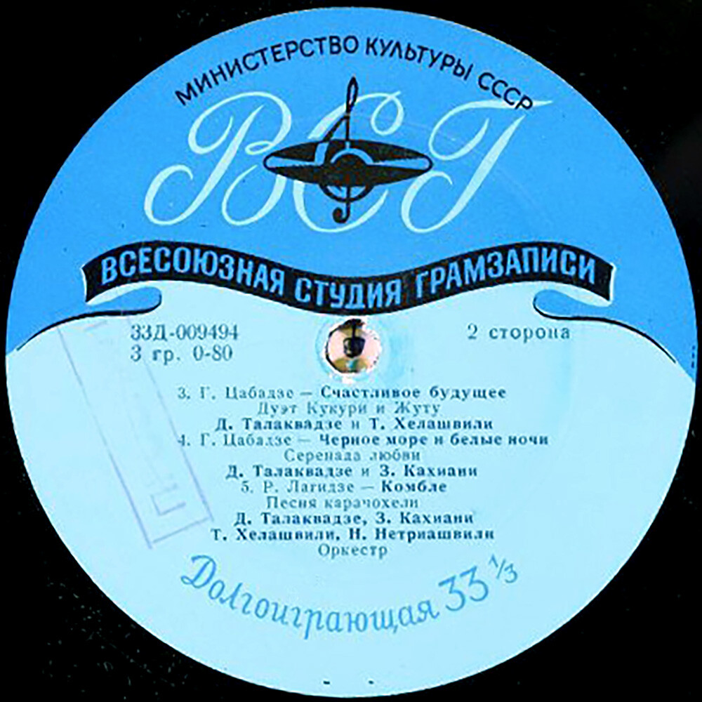 Фрагменты из музыкальных комедий грузинских композиторов