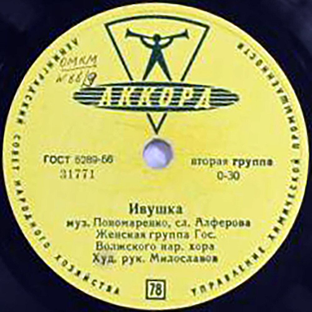 Волжский хор – Ой, ты, Волга, край морской / Ивушка