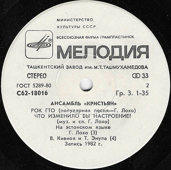 АНСАМБЛЬ «КРИСТЬЯН»